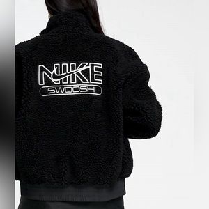 Nike Swish full zip jacket in black